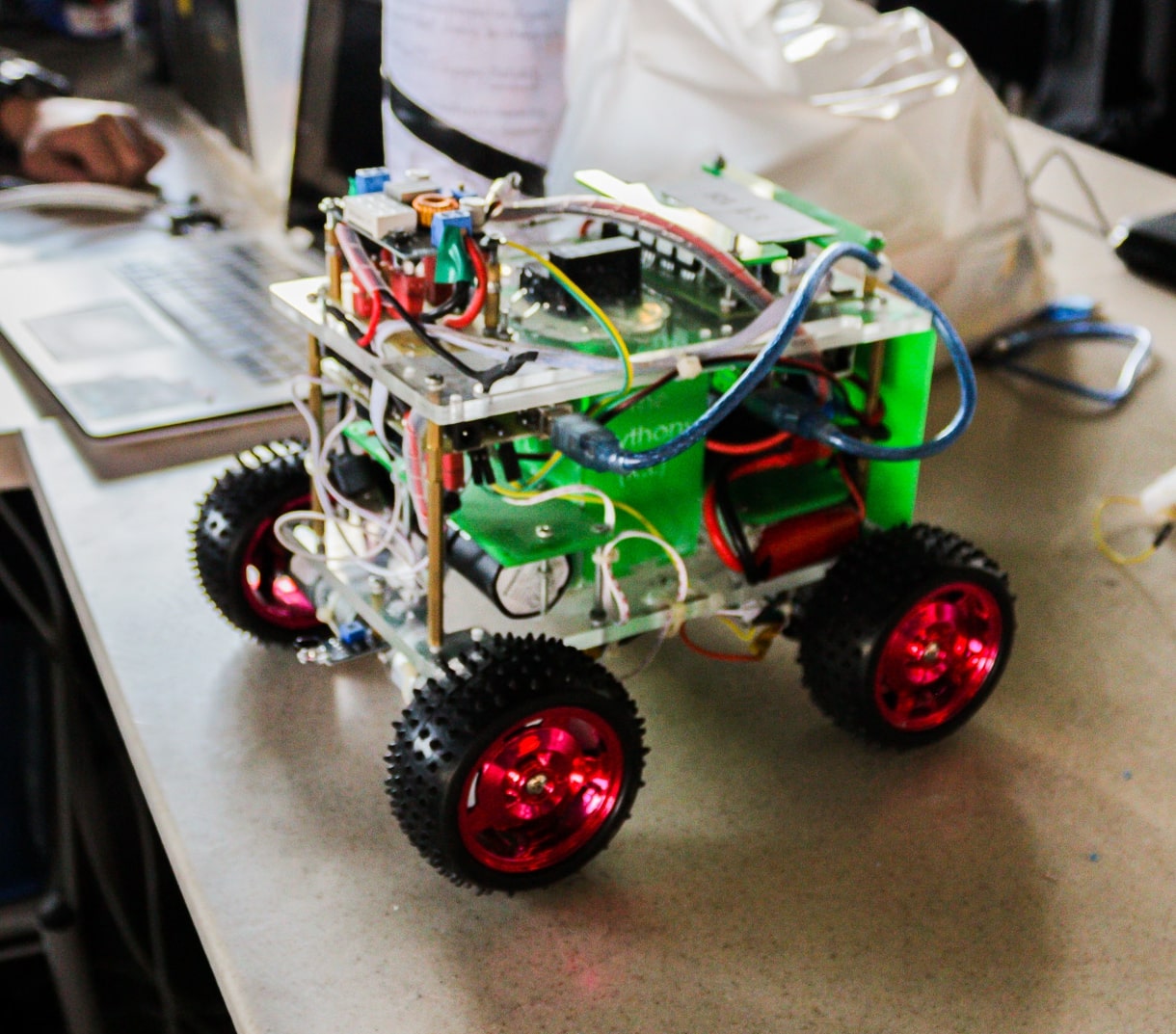 Image of Rescue Line robot for robocup junior 2019
